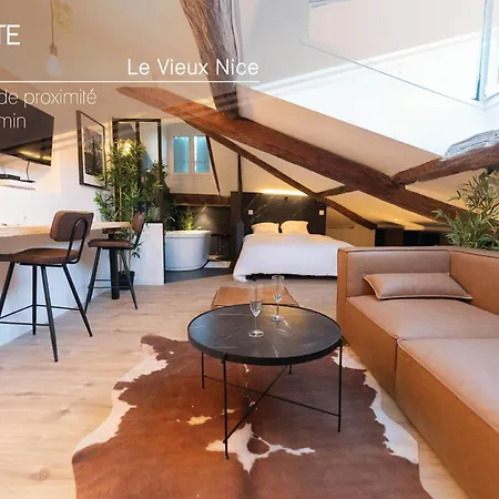 Daire Superbe Loft - Vieux - Balneo Nice